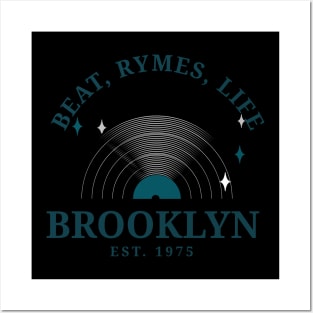 Beats Rhymes Life Brooklyn Posters and Art